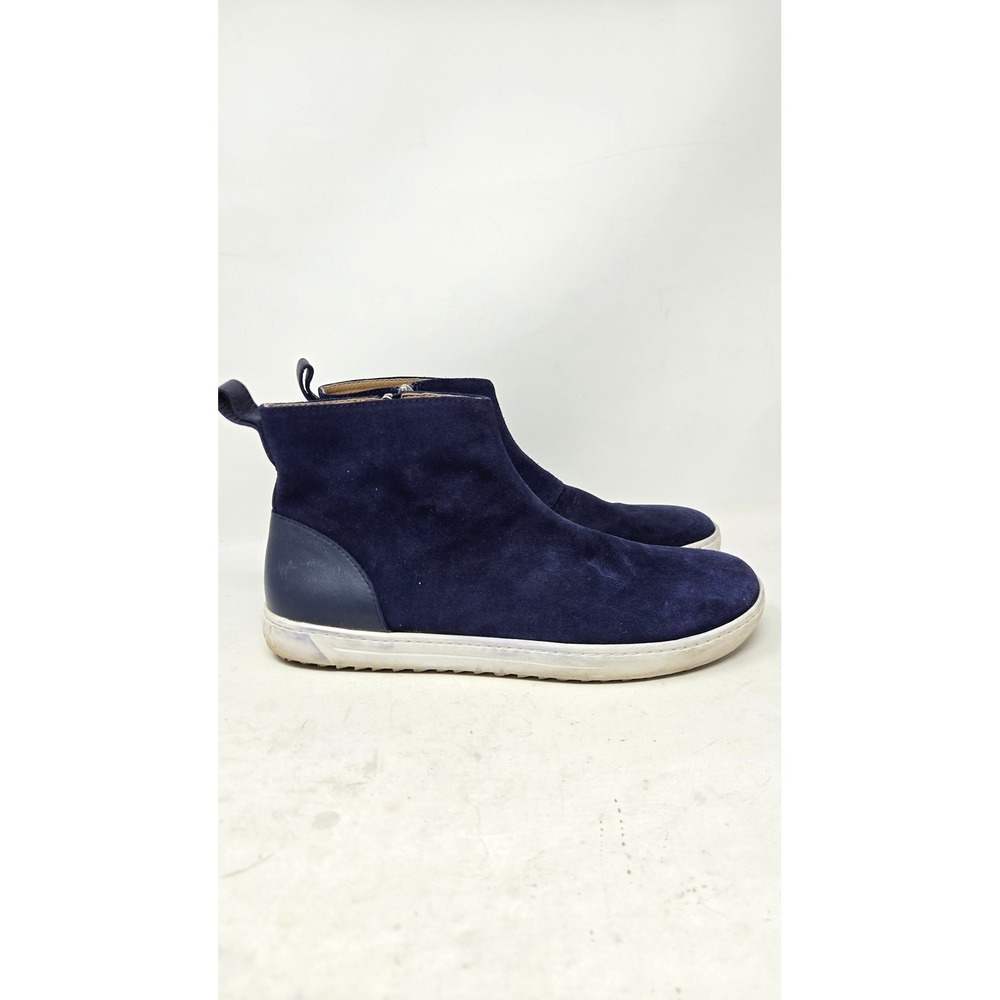 Birkenstock Myra Navy Suede Leather High Top Zip Ankle Boots EU 40 L9 M7